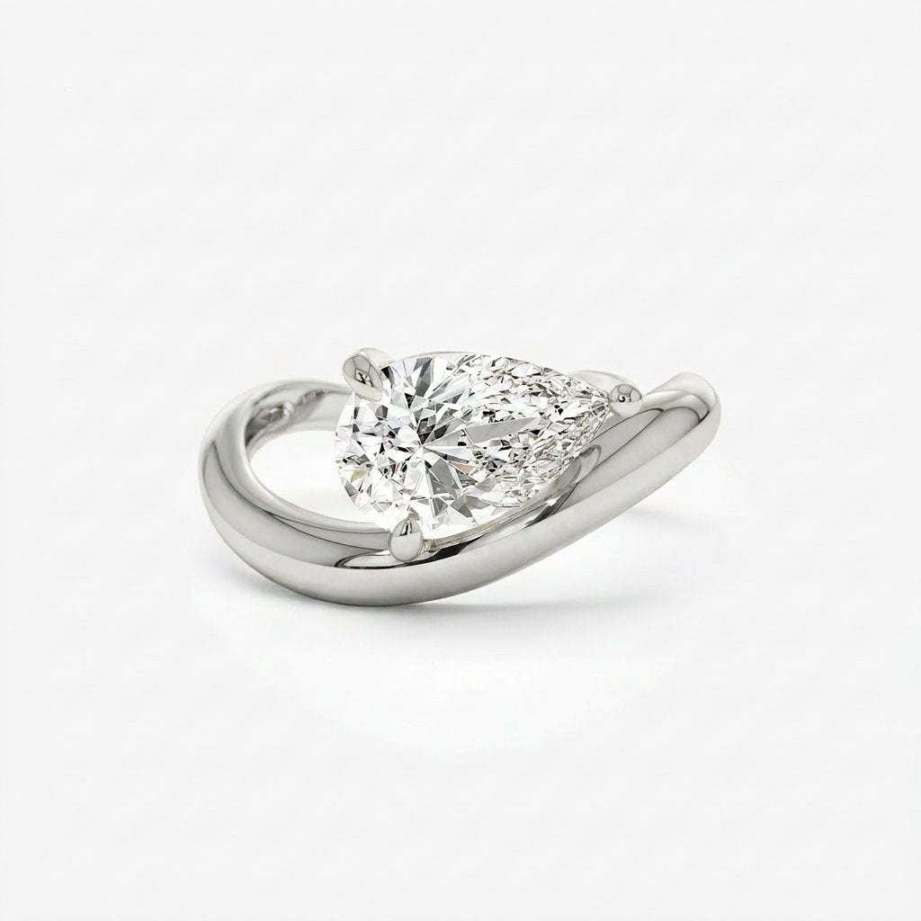 Rheaausia 1.6 Carat Moissanite Ring