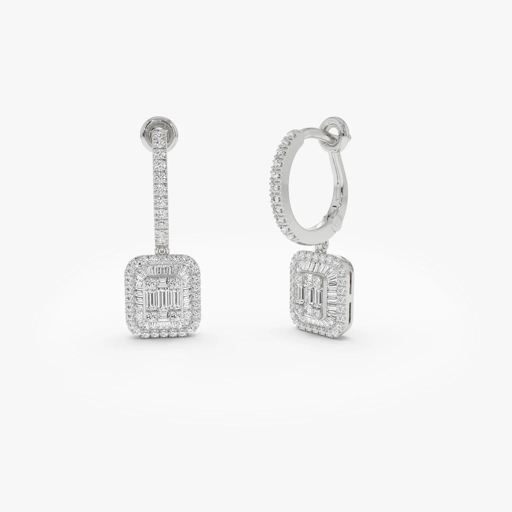 Oliaisnia 1.5 Carat Moissanite Earrings
