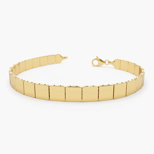 Fallien Square Link Stacking Bracelet