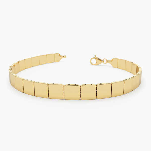 Fallien Square Link Stacking Bracelet