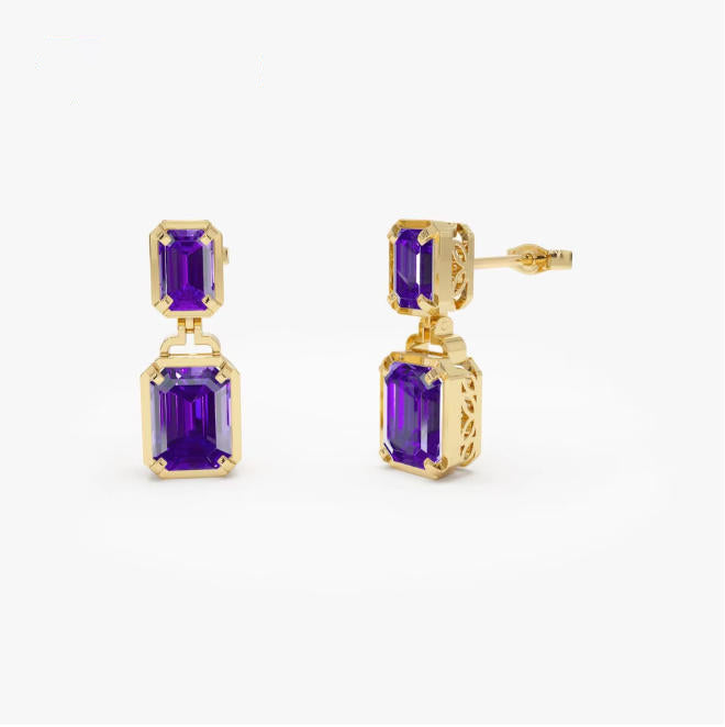 Perlaella 2 Carat Moissanite Earrings