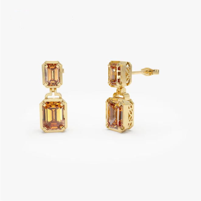 Perlaella 2 Carat Moissanite Earrings