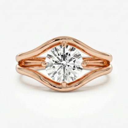 Rosailsa 1.5 Carat Moissanite Ring