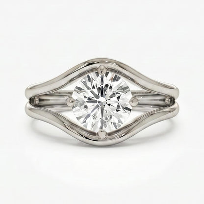 Rosailsa 1.5 Carat Moissanite Ring