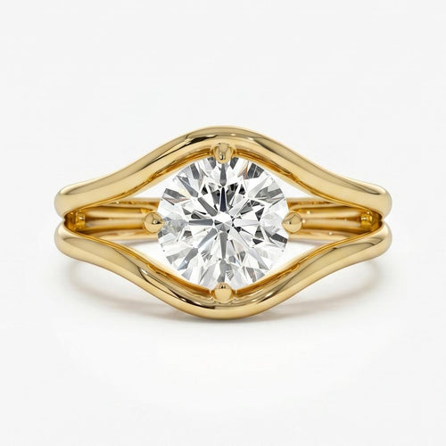 Rosailsa 1.5 Carat Moissanite Ring