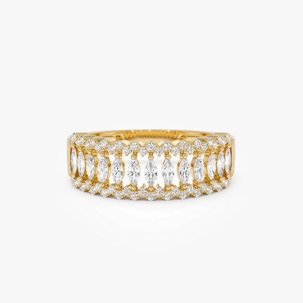 Lioullea 2.5 Carat Moissanite Band