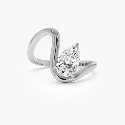 Pieraoufa 1.2 Carat Moissanite Ring
