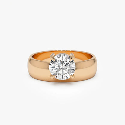 Rosaiotta 1.5 Carat Moissanite Ring