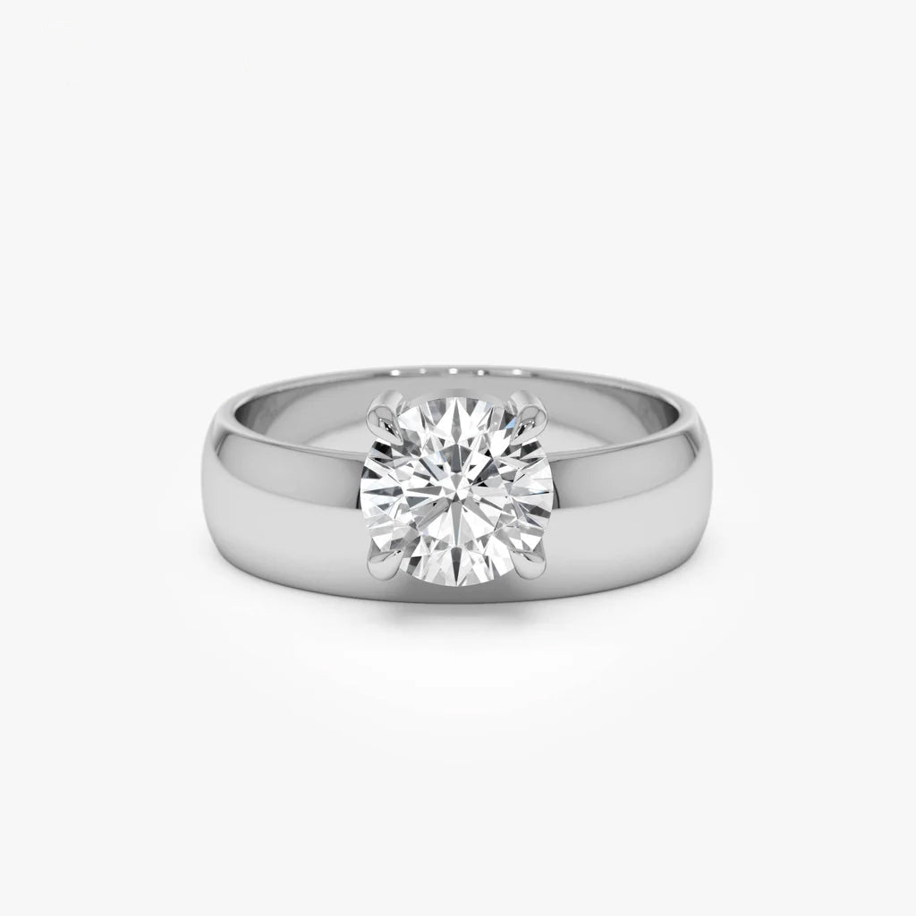 Rosaiotta 1.5 Carat Moissanite Ring