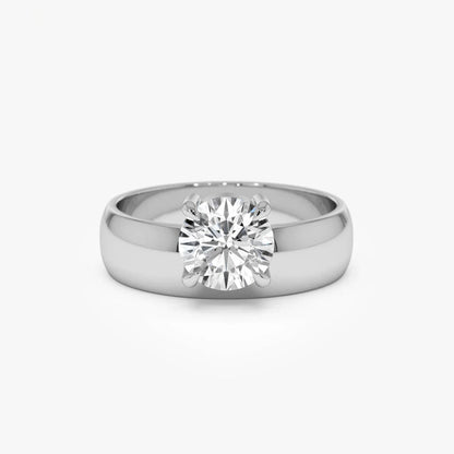 Rosaiotta 1.5 Carat Moissanite Ring