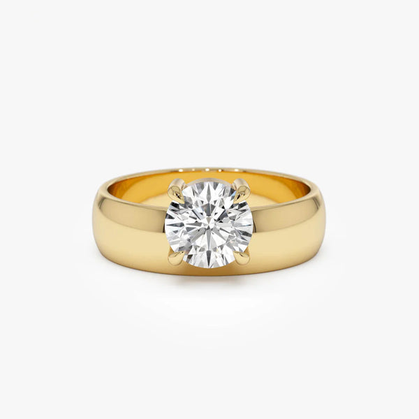 Rosaiotta 1.5 Carat Moissanite Ring