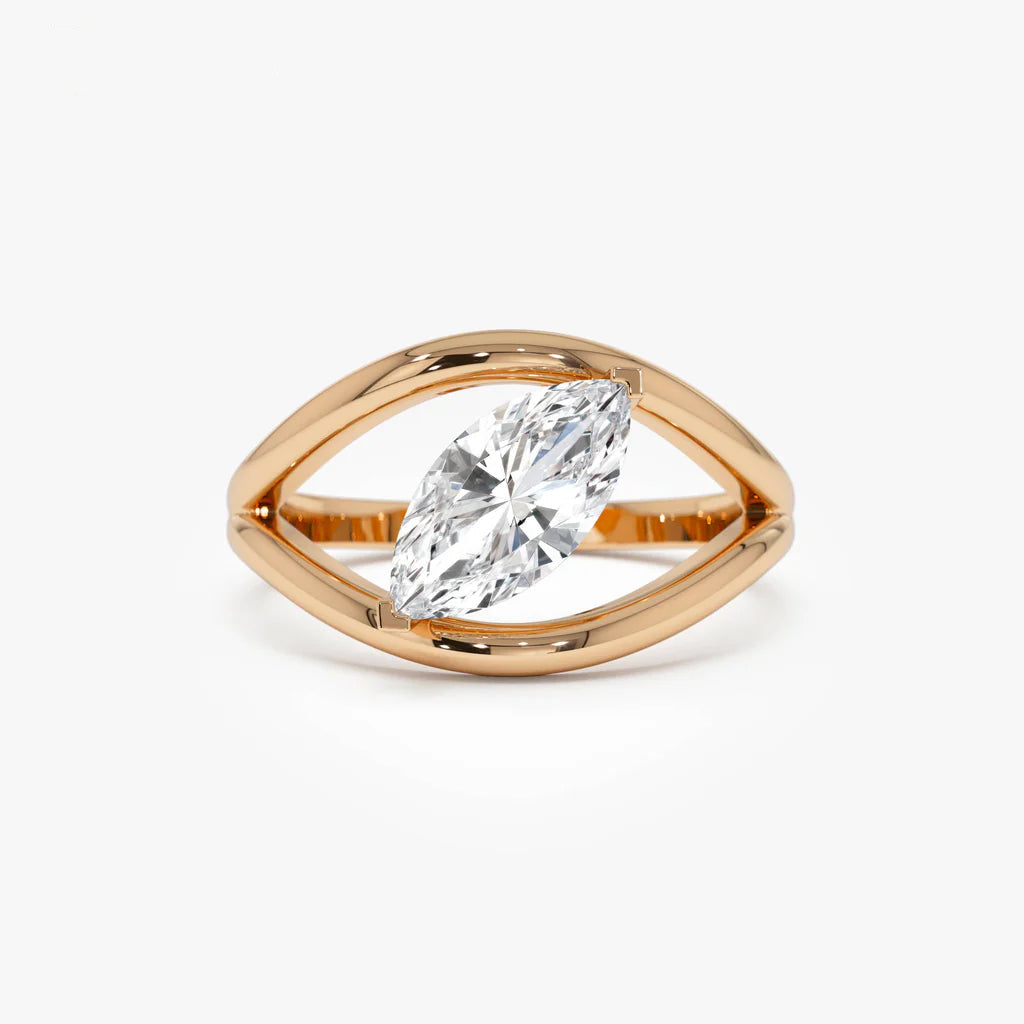 Belnovfa 1.3 Carat Moissanite Ring