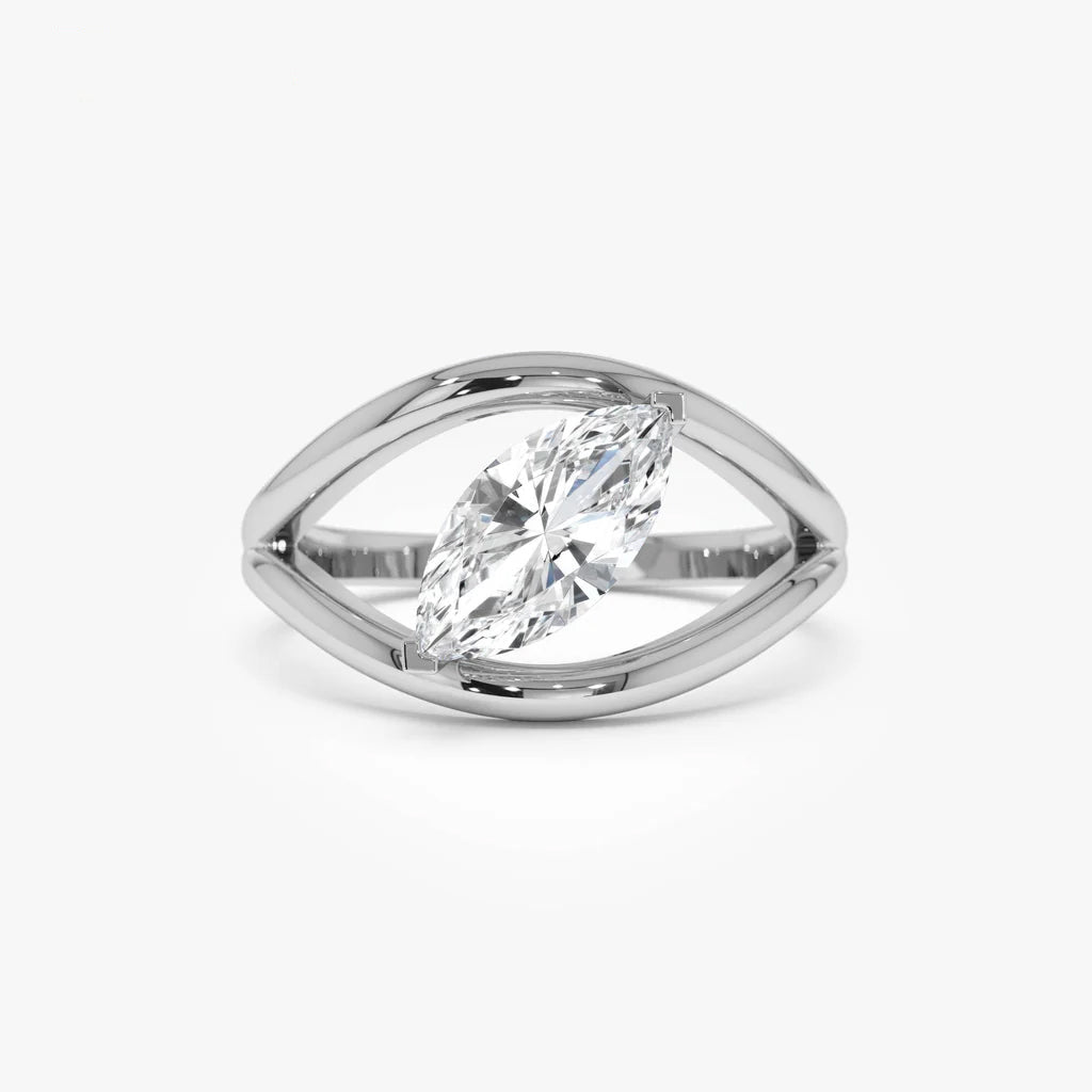 Belnovfa 1.3 Carat Moissanite Ring