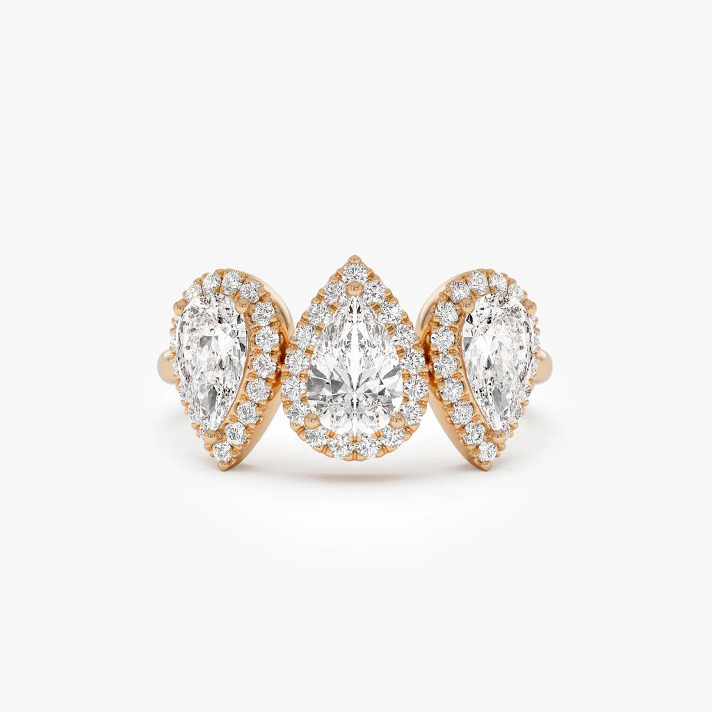 Elvauvia 2 Carat Moissanite Ring