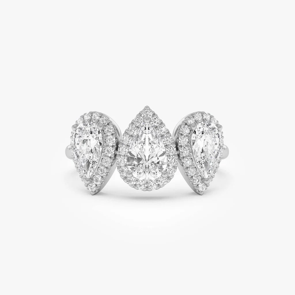 Elvauvia 2 Carat Moissanite Ring