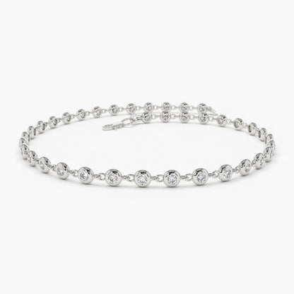 Caelialna 1.2 Carat Round Tennis Moissanite Bracelet