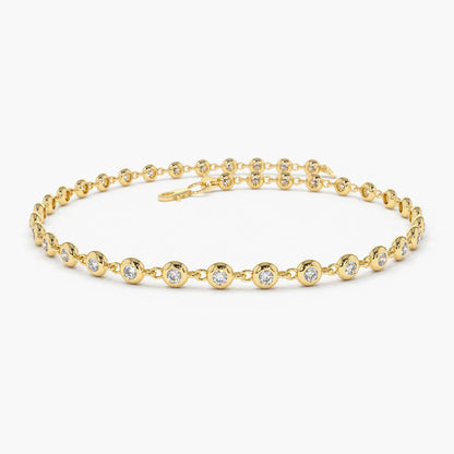 Caelialna 1.2 Carat Round Tennis Moissanite Bracelet