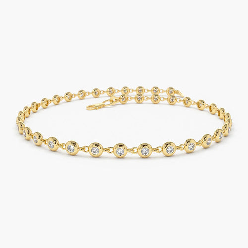 Caelialna 1.2 Carat Round Tennis Moissanite Bracelet