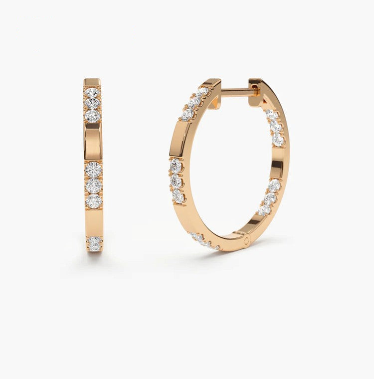 Siraiofa 0.3 Carat Moissanite Earrings