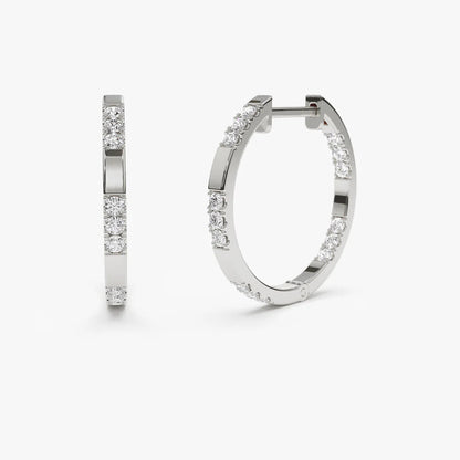 Siraiofa 0.3 Carat Moissanite Earrings