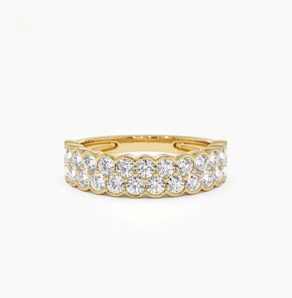 Elvaeza 1.3 Carat Moissanite Band