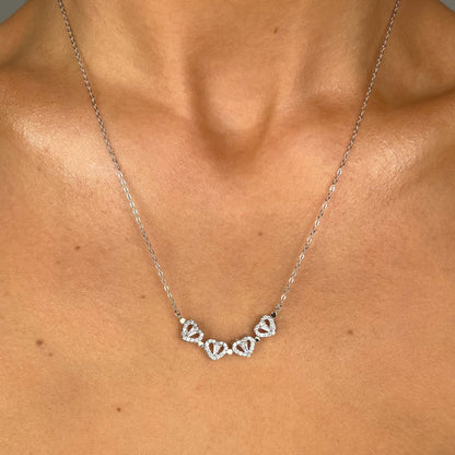 Luminwen Round Moissanite Pendant Necklace