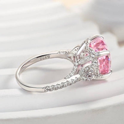 Orindiel 5 Carat Heart Solitaire Sapphire Ring in 925 Silver