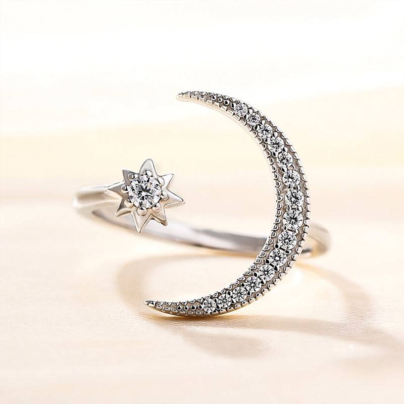 Oraviel 0.3 Carat Round Brilliant Stackable Moissanite Ring