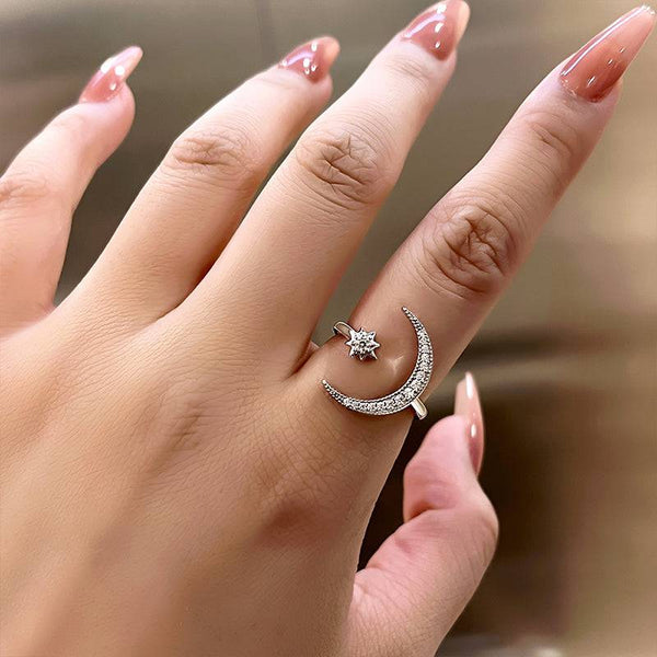 Oraviel 0.3 Carat Round Brilliant Stackable Moissanite Ring