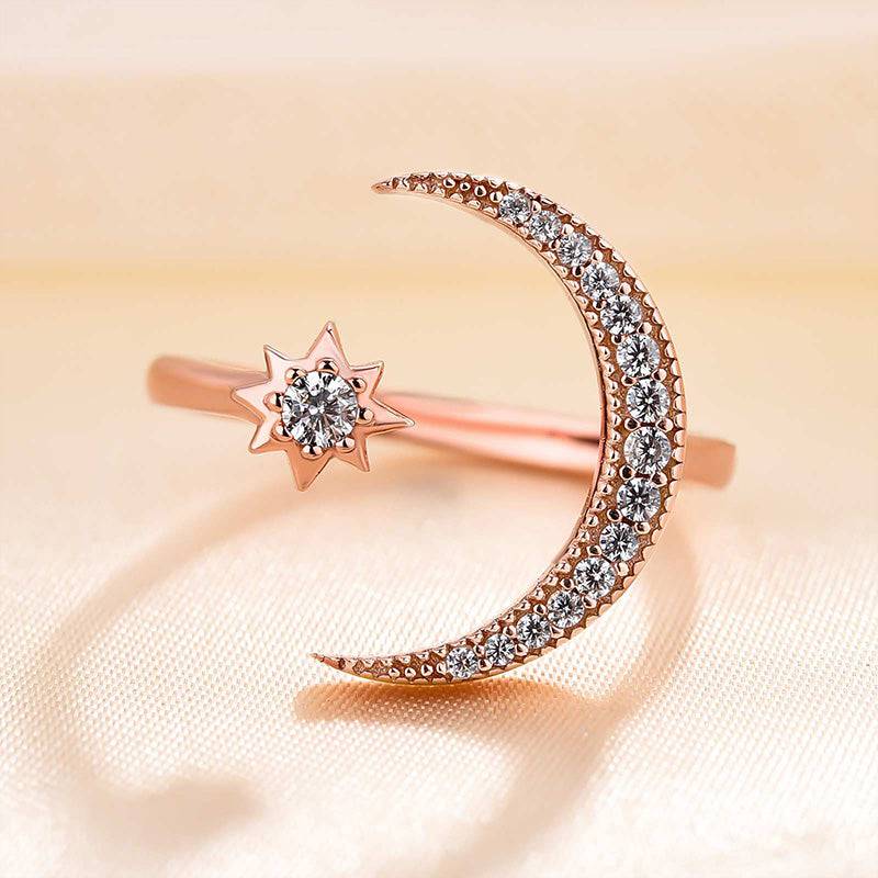 Oraviel 0.3 Carat Round Brilliant Stackable Moissanite Ring