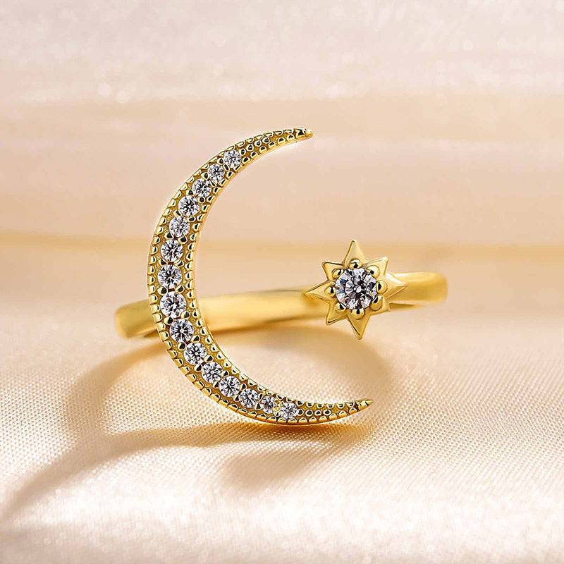 Oraviel 0.3 Carat Round Brilliant Stackable Moissanite Ring